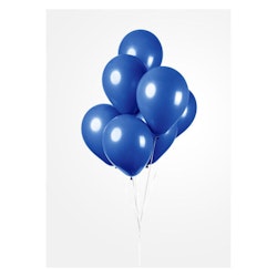 Latexballonger Dark Blue 10pcs