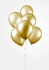 Latexballonger Metallic Gold 25pcs