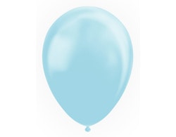Latexballonger Macron Light Blue 10pcs