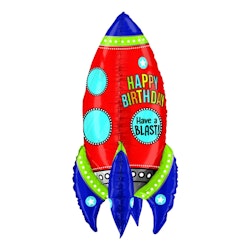 Folieballong Blasting Birthday Rocket