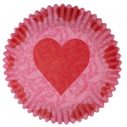 Wilton Pink Valentine, 75 st muffinsformar