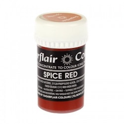 Sugarflair Colours Röd, pastafärg (Spice Red - SC)