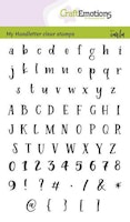 CraftEmotions clearstamps A6 - handletter - alphabet ...