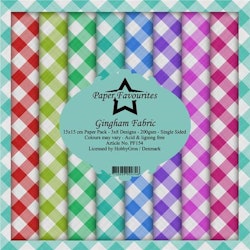 Paper Favourites Paper Pack "Gingham Fabric"