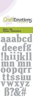 CraftEmotions Die - lowercase alphabet
