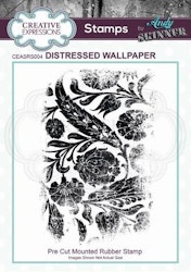 Andy Skinner Rubber Stamp "Distressed Wallpaper"
