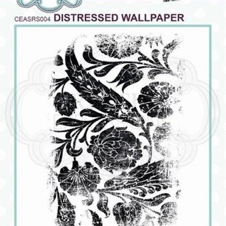 Andy Skinner Rubber Stamp "Distressed Wallpaper"