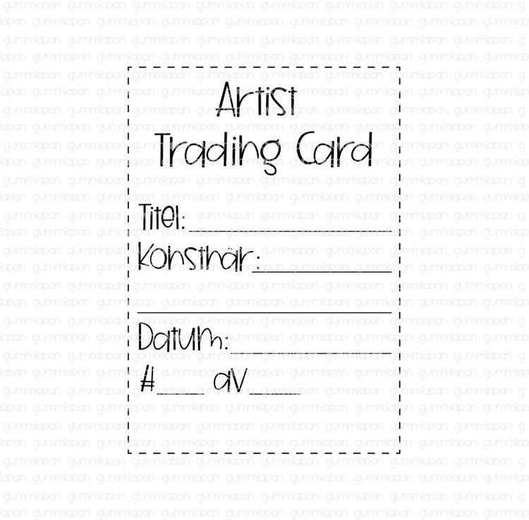 Artist Trading Card – Svenska