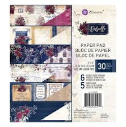 Prima Double-Sided Paper Pad 6X6 30/Pkg - Darcelle