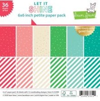 Lawn Fawn Petite Paper Pack 6X6 - Let It Shine