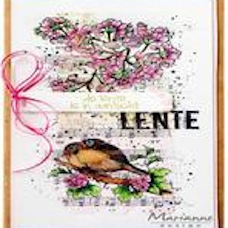 Marianne Design Clearstamp - Art Stamps - Song Birds