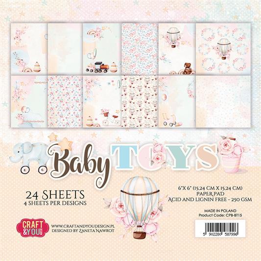 Craft & You Paperpad "Baby Toys"