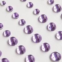 Light Purple Sparkly Bubble Rhinestone