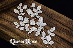 Chipboard - Queen Rose – Rose Buds and Leaves
