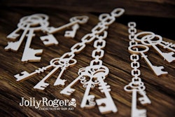 Chipboard - Jolly Roger – Keys and Chains