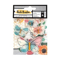 Vicky Boutin Wildflower & Honey sticker layered ...
