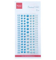 Enamel Dots  - Two Blue