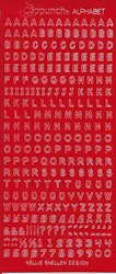 Nellie Snellen - Stickers Alfabet - Röd