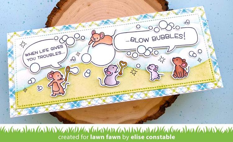 Lawn Fawn Bubbles of Joy  - Clearstamps