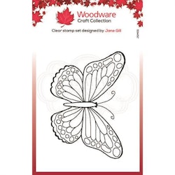 Woodware Clearstamp "Mini Wings - Marsh Fritillary"
