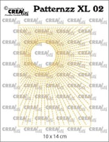 Crealies Patternzz XL Sun in stitching line