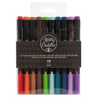 Kelly Creates - 10 Pen multicolor 1.0 bullet tip 1