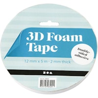 3D foam tape 5 meter  - 12x2mm