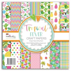 Polkadoodles - Tropical Fever 6x6 Inch Paper Pack