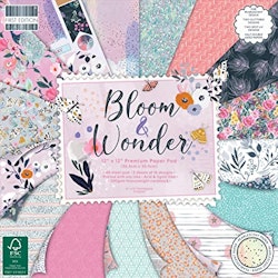 First Edition - Bloom and Wonder 12x12 Inch Paper Pad
