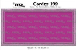 Crealies Cardzz no 192 Slimline L CLCZ192