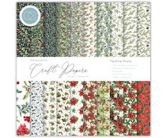 Craft Consortium 6x6 Inch Paper Pad  - Festive Flora