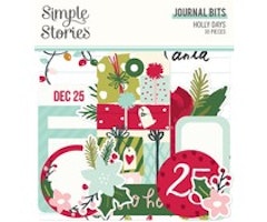 Simple Stories - Holly Days Journal Bits