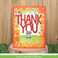 Lawn Fawn Dies - Giant thank you