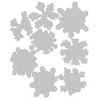 SIZZIX/TIM HOLTZ - THINLITS DIE Scribbly Snowflakes