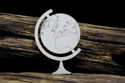 Chipboard - Globe