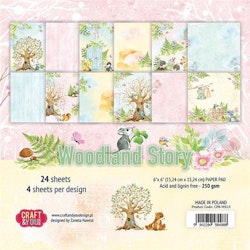Craft & You 6x6 Paperpad - Woodland Story