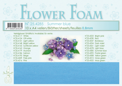 1 ark Leane Flower Foam A4 0,8mm  - Summer Blue