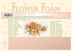 1 ark Leane Flower Foam A4 0,8mm  - Salmon
