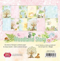Craft & You 12x12 Paperpad - Woodland Story