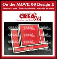 Crealies On The MOVE Mix  - Center Step Card with square