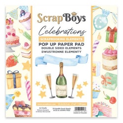 SScrapboys POP UP Paper Pad 6x6 - Celebrations