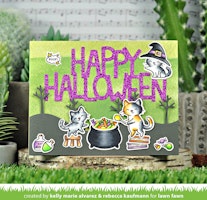 Lawn Fawn Dies - Purrfectly wicked add-on
