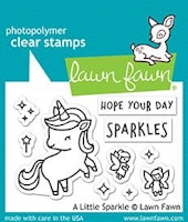 Lawn Fawn Clear Stamps - A little sparkle