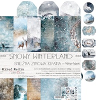 Craft O Clock 6x6 Paper Pad - Snowy Winterland