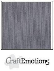 Craft Emotions Cardstock Linen 12x12 - 10 pack Grey