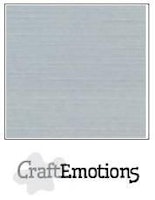 Craft Emotions Cardstock Linen 12x12 - 10 pack Gråblå 1335