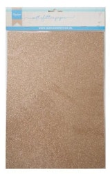 MD A4 Soft Glitter Paper 5 pack - Bronze