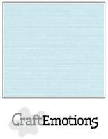 Craft Emotions Cardstock Linen 10 pack  -  Baby Blue