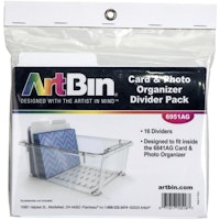 ArtBin Card & Photo Organizer Divider Packs
