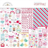 Doodlebug Essentials Page Kit 12X12 - Lots of Love